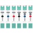 제브라 블렌 3색 볼펜 리필 05mm07mmrsnc5rsnc7